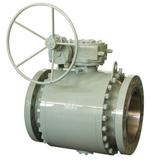 trunnion mounted ball valve