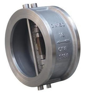 dual plate check valve